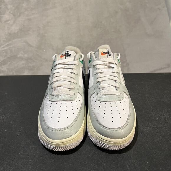 Nike Air Force 1 Low Split Shoes Mens 8.5 Light Silver DZ2522-001 Retro Classic - Picture 2 of 12